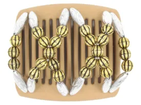 African Butterfly Chameleon Hair Comb - Dalena Blonde 25