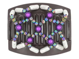 African Butterfly Thick Hair Comb - Ndalena Brown 170