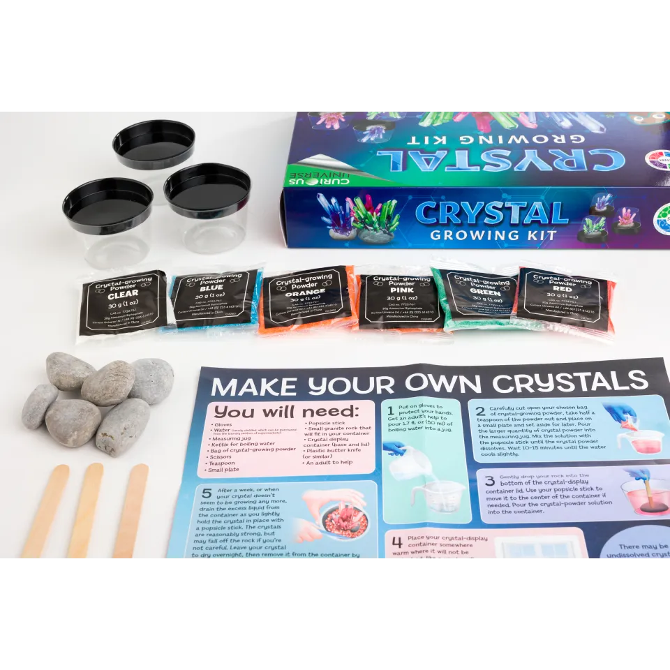 Curious Universe Crystal Growing Kit (2023 Ed)