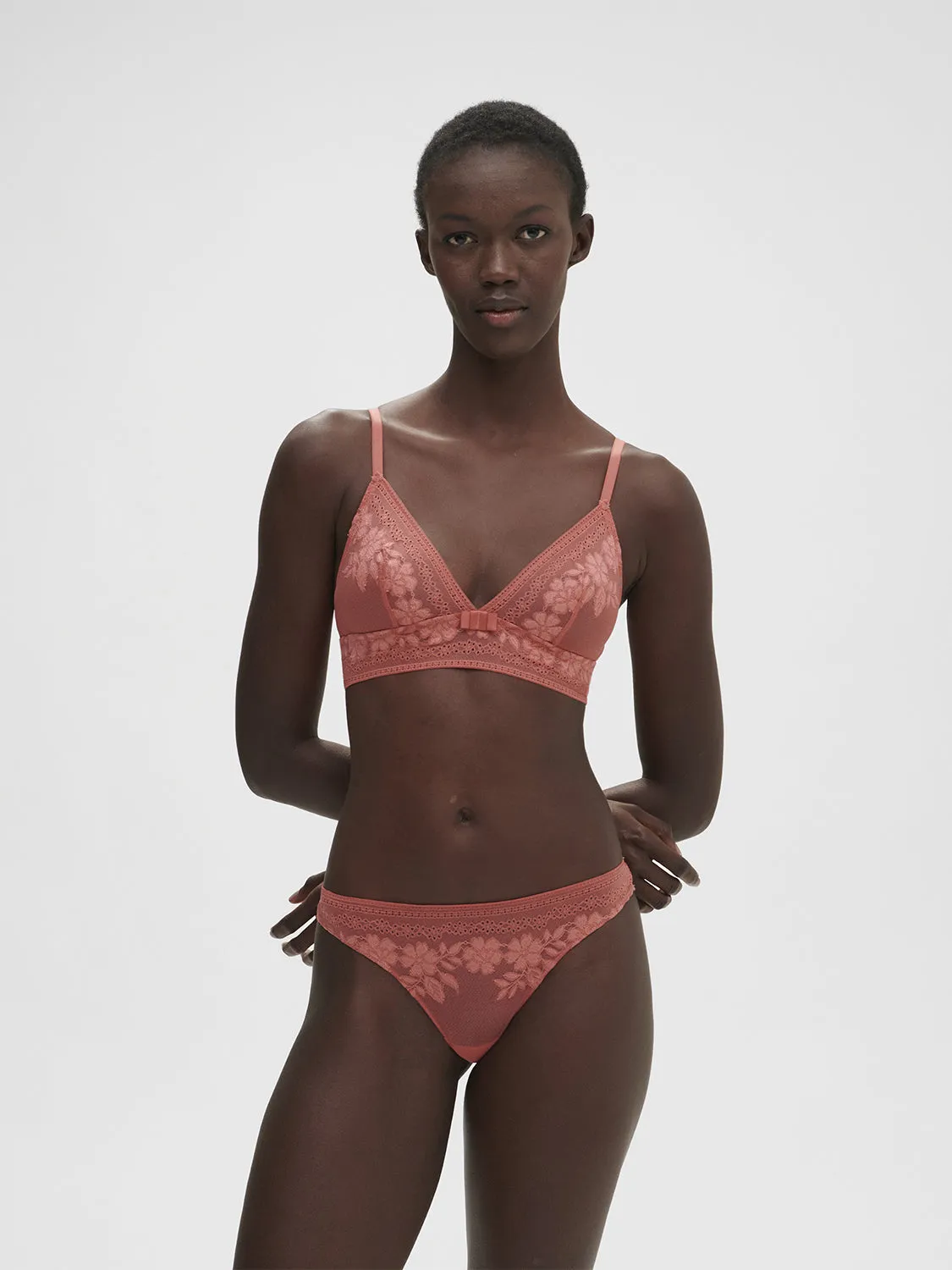 Heloise Bralette - Texas Pink