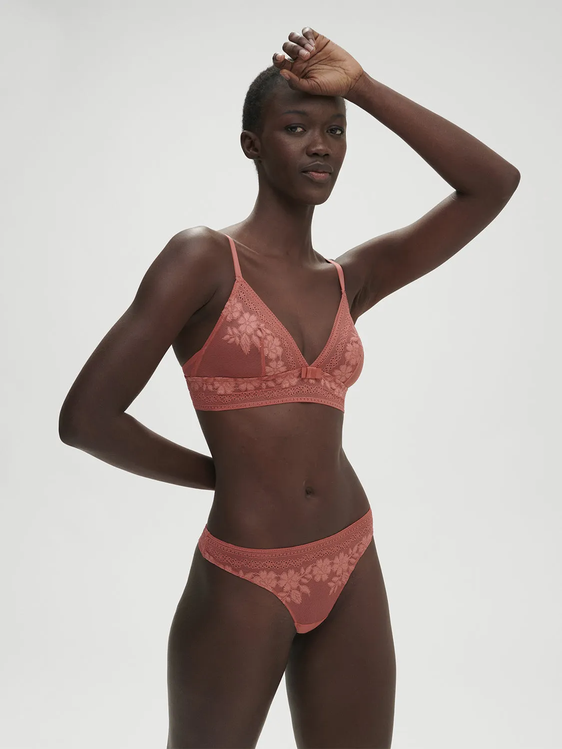 Heloise Bralette - Texas Pink