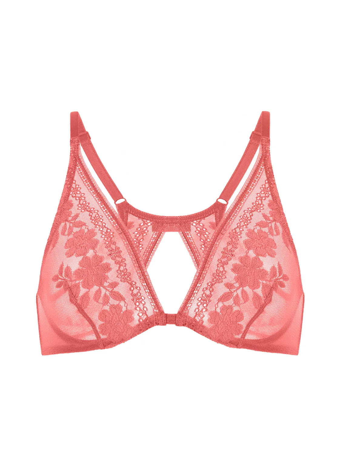 Heloise Underwire Triangle - Texas Pink