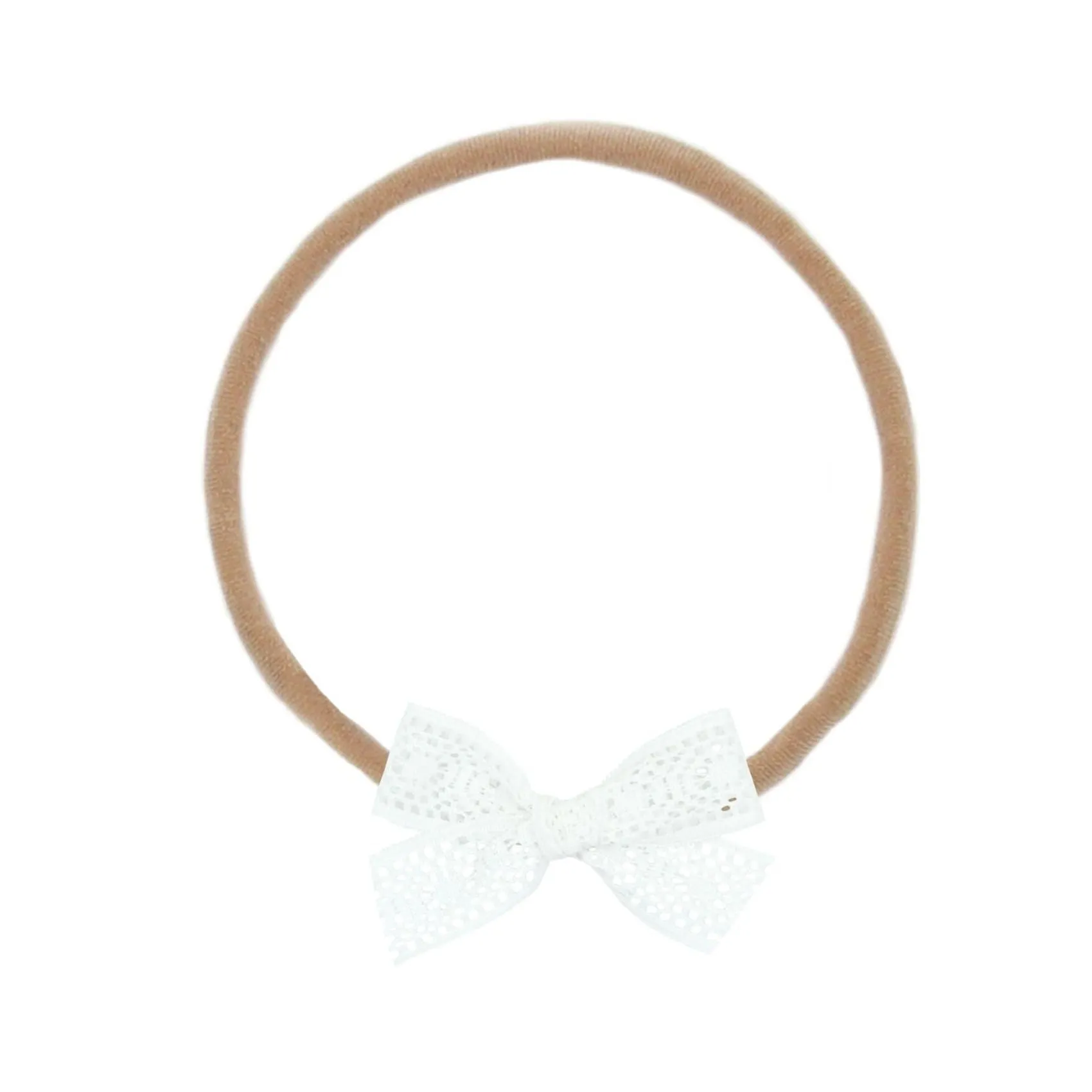 Lace Bow Headband - Mini