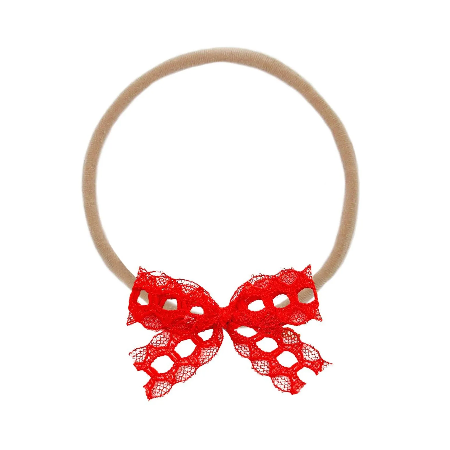 Lace Bow Headband - Mini