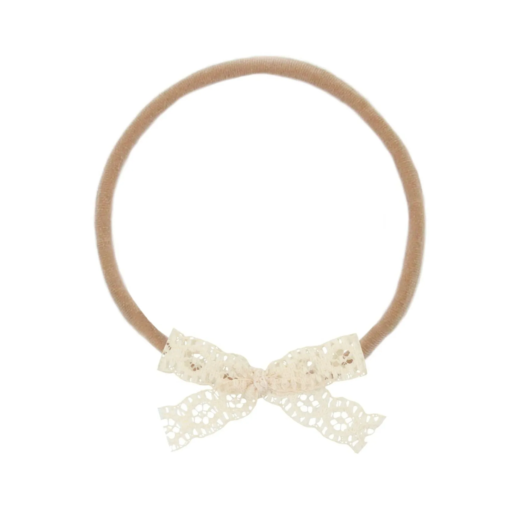 Lace Bow Headband - Mini