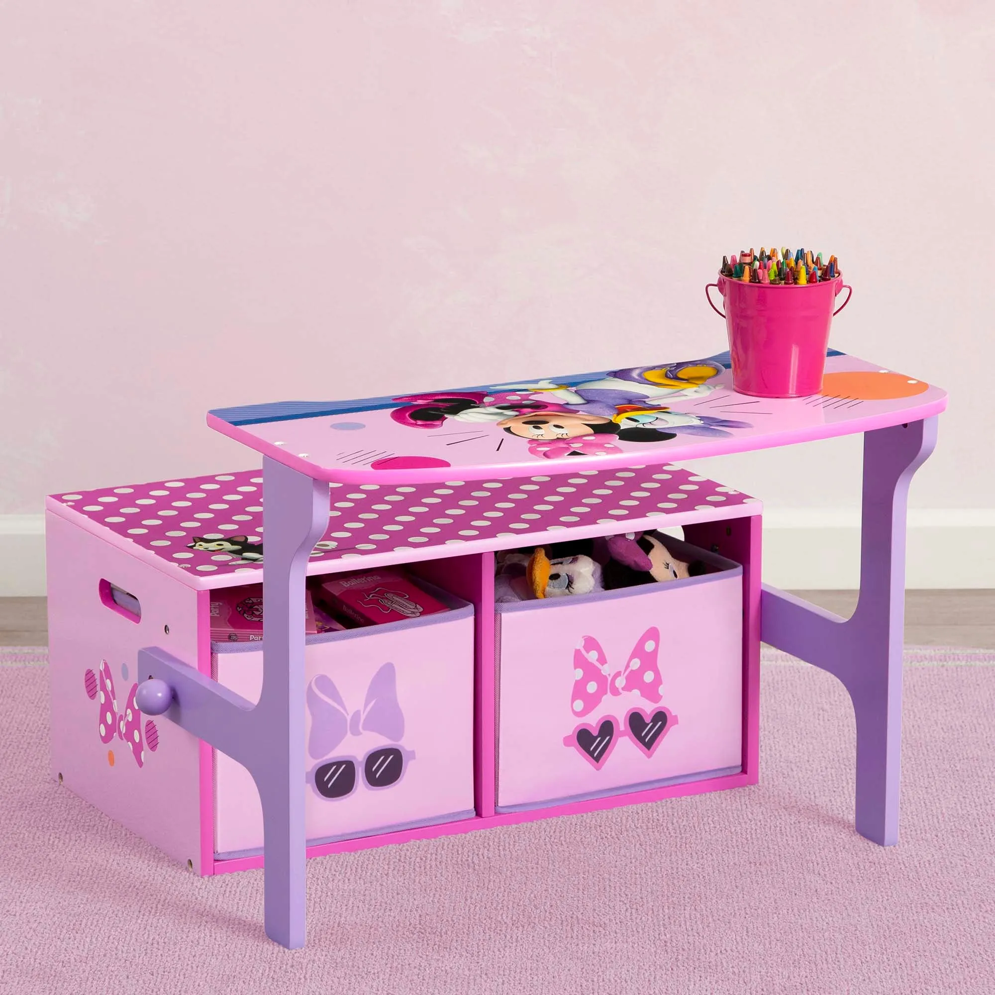 Minnie Mouse 2-in-1 Activity Bench and Desk