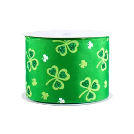 St Patrick's Day Satin Ribbon - 2 1/2" x 10 Yards