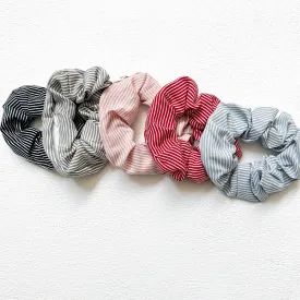 Striped Hair Scrunchies