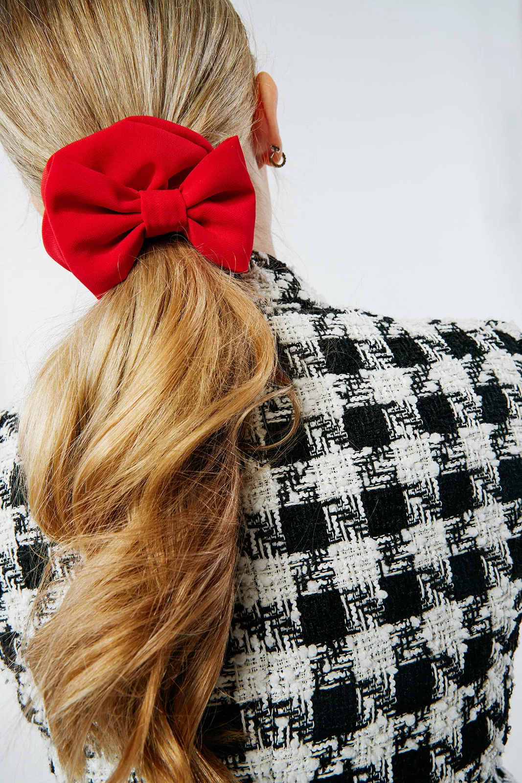 The Grace Bow | Chiffon Bow Scrunchie | Oversized Scrunchie | Luxury Designer Hair Accessories | Handmade