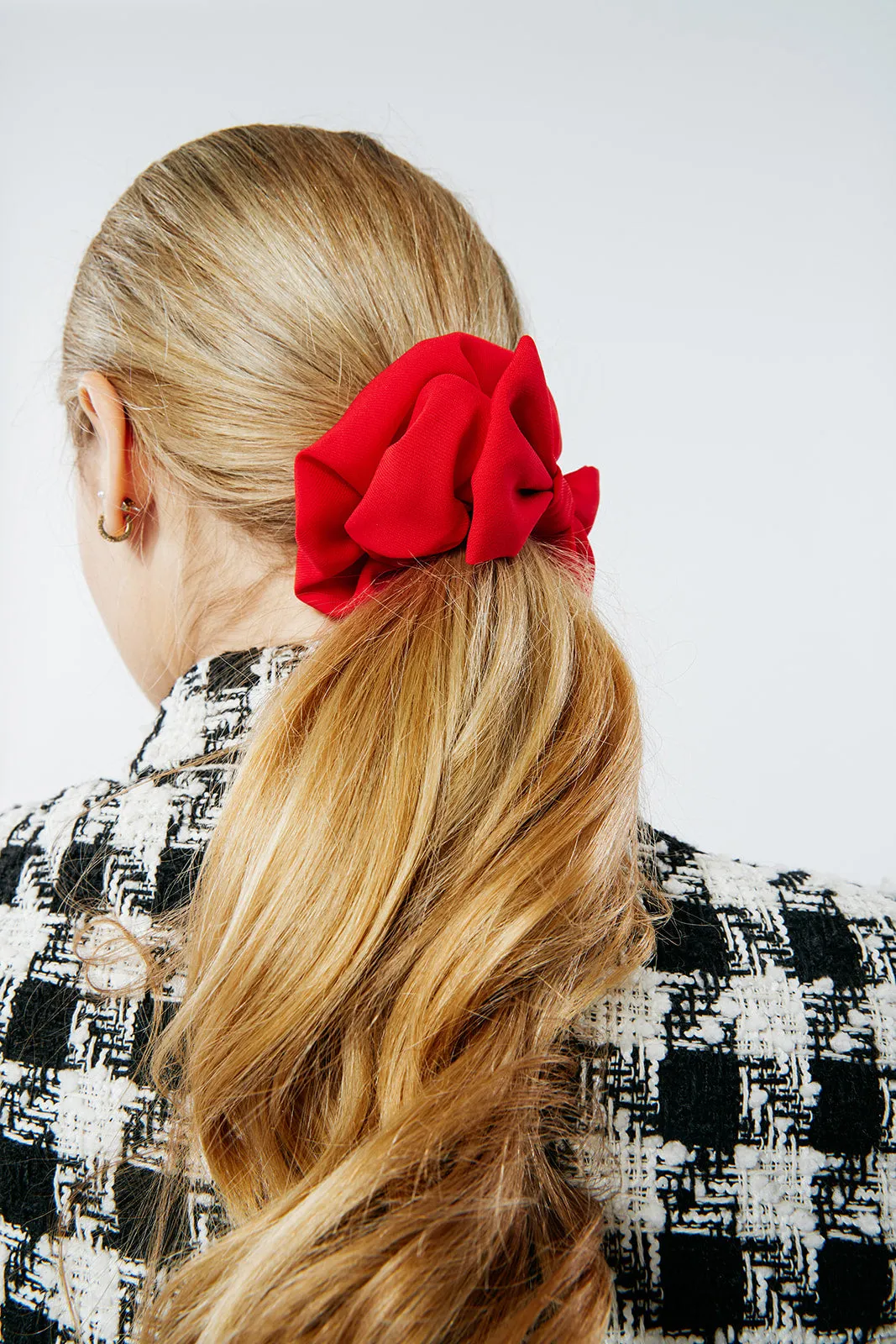 The Grace Bow | Chiffon Bow Scrunchie | Oversized Scrunchie | Luxury Designer Hair Accessories | Handmade