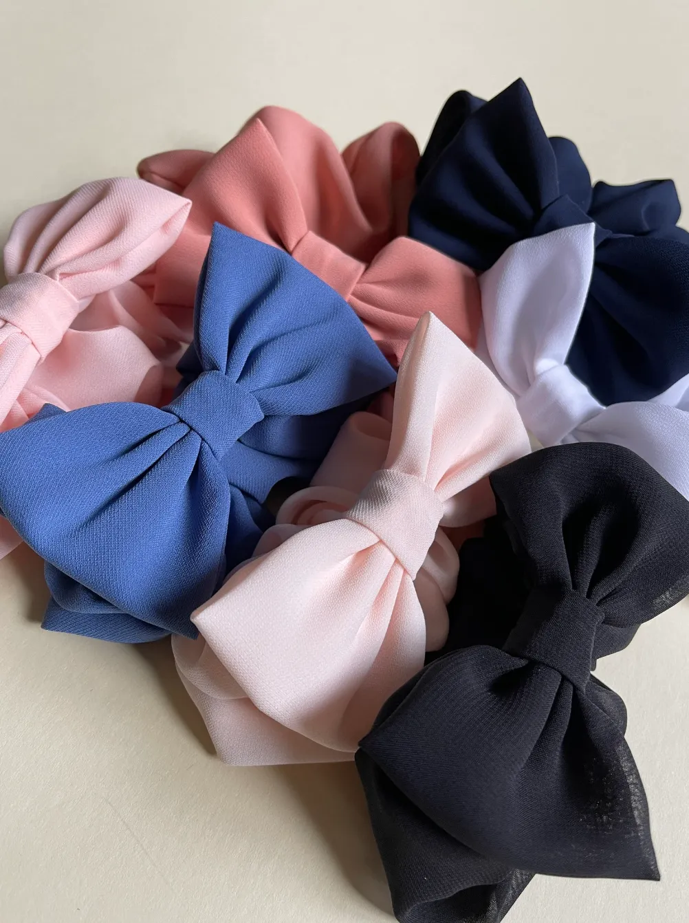 The Grace Bow | Chiffon Bow Scrunchie | Oversized Scrunchie | Luxury Designer Hair Accessories | Handmade