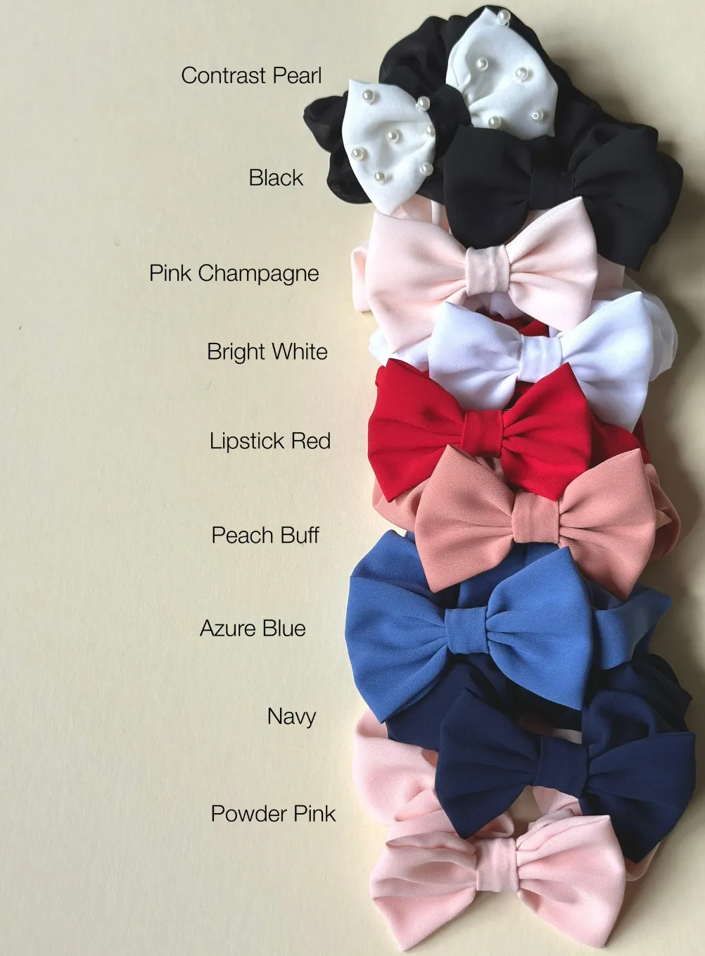 The Grace Bow | Chiffon Bow Scrunchie | Oversized Scrunchie | Luxury Designer Hair Accessories | Handmade