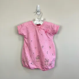 Vintage Carter's Pink Garden Romper 3-6 Months