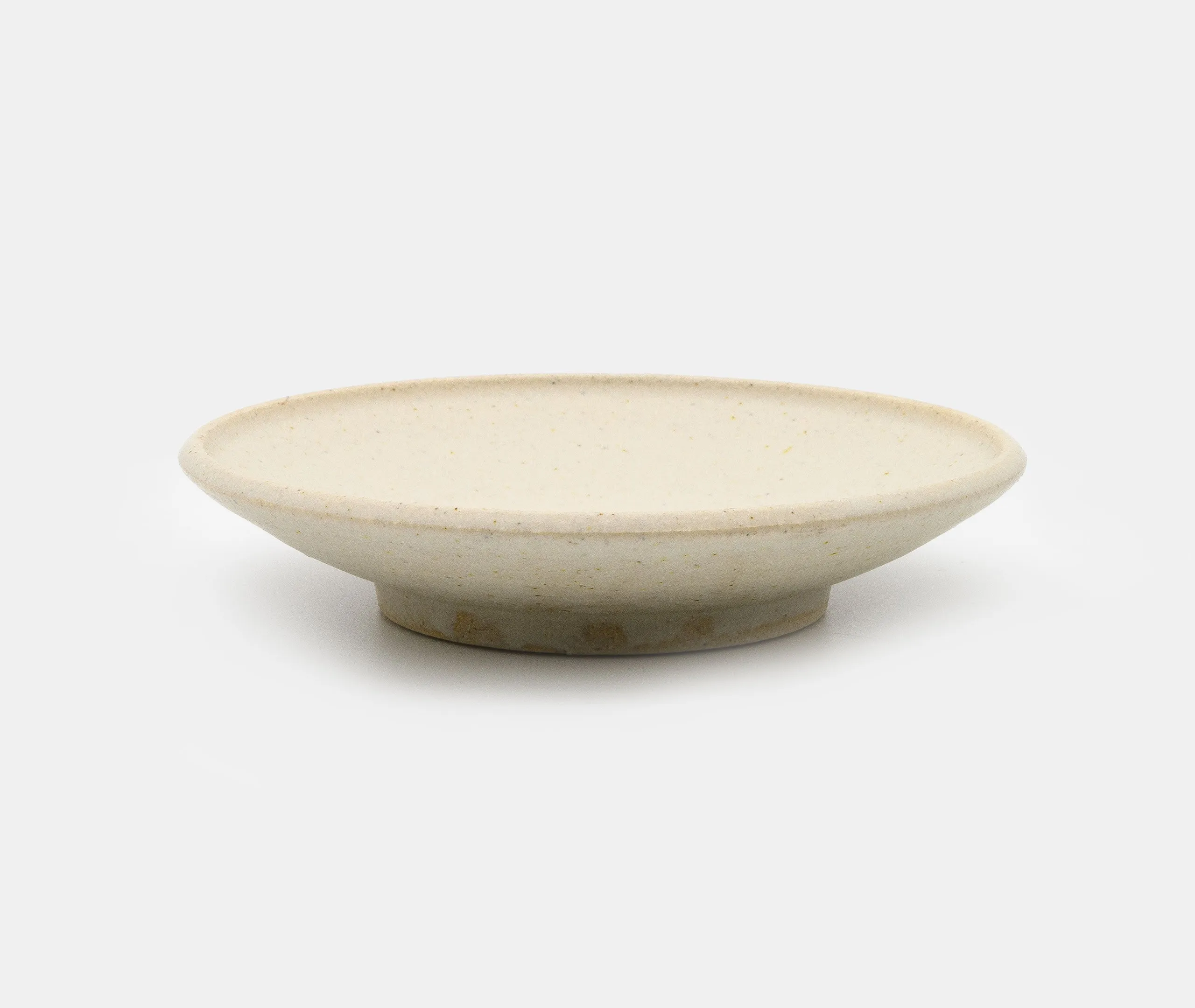 White Mountain Jade Stoneware Incense Dish